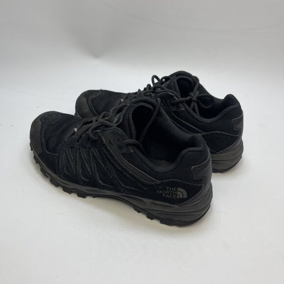 The North Face Truckee Low Hiking Shoes Black Suede Men Sz 9 US Outdoor Trekking - Picture 3 of 16